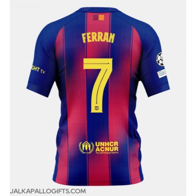 Barcelona Ferran Torres #7 Kotipaita 2025-26 Lyhythihainen Barcelona Ferran Torres #7 Kotipaita 2025-26 Lyhythihainen